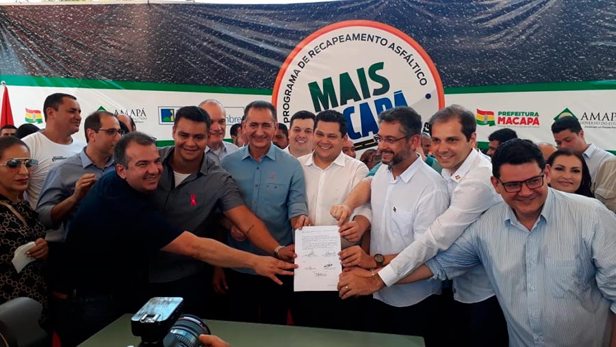 Governo firma parceria com município de Macapá para recapeamento asfáltico