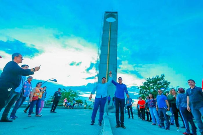 Waldez anuncia reforma e modernização do monumento Marco Zero