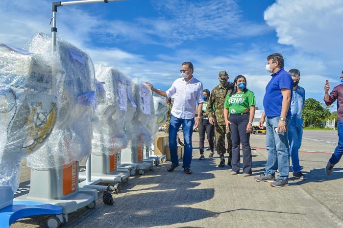Amapá recebe 15 novos respiradores do Ministério da Saúde