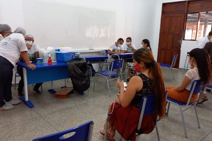 Vacinação nas escolas do Governo do Amapá alcança mais 9 mil pessoas