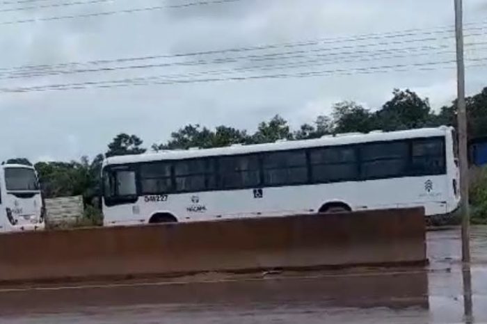 Lata velha: ônibus sucateados começam a “dar prego” nas ruas de Macapá