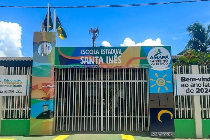 Governo do Amapá revitaliza Escola Estadual Santa Inês e a entrega à comunidade