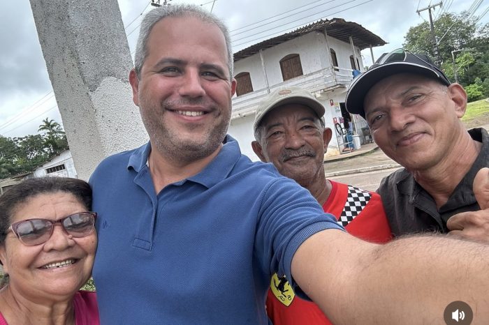 Bruno Mineiro lidera eleição em Tartatugalzinho com 76,3% de intenções de votos